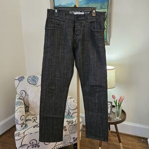 Orisue Rethink Black Denim Jeans for Men Sz 32x32